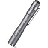 Gaman GP-204 Mini Cep Boy LED El Feneri Doktor Muayene Kalem Fener Dayanıklı Metal Gövde Özel Tasarım - Gri