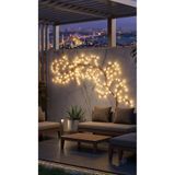 gaman Güneş Enerjili Dekoratif Dal Işık - 8 Modlu 144 LED Bahçe, Balkon, Ağaç Peyzaj Aydınlatması Sarı Işık