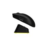 Gaman Jedel Şarjlı Oyuncu Mouse Rgb LED Işıklı Standlı Kablosuz Mouse 1600DPI Siyah WD157