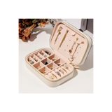 Gaman Kadife Tasarım Fermuarlı Takı Kutusu Seyehat Mücevher Kutusu Takı Organizer Kutusu