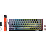 Gaman KL-166 68 Tuş Rgb Animasyonlu Mekanik Oyuncu Klavyesi – USB To Type-C Gaming Keyboard