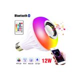 gaman LED Ampul E27 RGB Renk Değiştiren Uzaktan Kumanda kontrollu Bluetooth Müzik Hoparlörü Ampul Çok Renkli