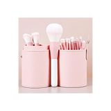 gaman Limited Edition Pro Özel Kutulu 12'li Makyaj Fırçası Seti ( Pembe )