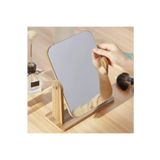 gaman Makyaj Aynası Ahşap Masa Aynası Ayarlanabilir Makeup Mirror Özel Ahşap Serisi 22 Cm Büyük Boy Model6