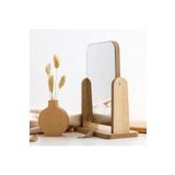 Gaman Makyaj Aynası Ahşap Masa Aynası Ayarlanabilir Makeup Mirror