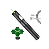 Gaman Metal Kasa Yüksek Kaliteli Yeşil Lazer İşaretçi Usb Şarjlı 5 Km Menzilli Laser Pointer