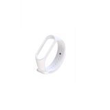 Gaman Mi Band 5 - 6 Uyumlu Silikon Akıllı Bileklik Kordonu - Beyaz