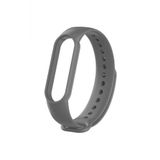Gaman Mi Band 5 - 6 Uyumlu Silikon Akıllı Bileklik Kordonu - Füme