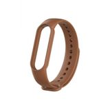 Gaman Mi Band 5 - 6 Uyumlu Silikon Akıllı Bileklik Kordonu - Kahverengi