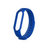 Gaman Mi Band 5 - 6 Uyumlu Silikon Akıllı Bileklik Kordonu - Koyu Mavi