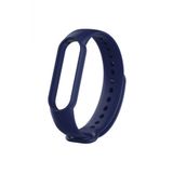 Gaman Mi Band 5 - 6 Uyumlu Silikon Akıllı Bileklik Kordonu - Lacivert