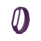 Gaman Mi Band 5 - 6 Uyumlu Silikon Akıllı Bileklik Kordonu - Mor