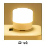 Gaman Mini Ampul 1w Taşınabilir Usb Led Işık - Powerbank Laptop Pc Uyumlu Günışığı Renk