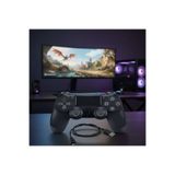 Gaman Ps4 Uyumlu Kablosuz Oyun Kolu - Gamepad, LED Göstergeler