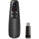 Gaman R400 Lazer Sunum Kumandası Siyah 2.4 Ghz USB + 2 Pil Hediyeli Hafif Taşınabilir