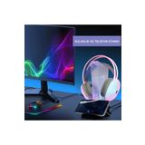 gaman RGB Oyuncu Kulaklığı Standı + Telefon Standı Led Işık Kulaklık ve Telefon Tutucu