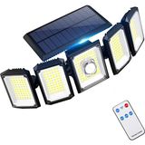 Gaman Su Geçirmez 300 Ledli Sensörlü Sokak Lambası Güneş Enerjili Kumandalı 3 Metre Kablolu Solar