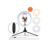 Gaman Tripodlu Youtuber Selfie LED Işıklı Masaüstü 10 Inç Tripod 26 cm Kuaför Makyaj Işığı Tiktok Işığı