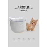gaman Tuya Uygulama Kontrollü Akıllı Otomatik Su Sebili Evcil Hayvan Kedi-Köpek Su Kabı (1.9 L)