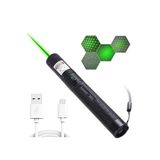 Gaman Ultra Kaliteli Uzun Menzilli USB Şarjlı Yeşil Lazer- Kedi Oyuncağı Lazeri