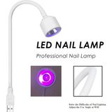 Gaman USB Esnek Oje Kurutucu LED Lamba Taşınabilir Powerbank Şarj Başlığına Pc Takılabilir 5V-2A