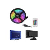 gaman Uzaktan Kumanda Kontrollü Çok Renkli Tv Laptop Monitör Arkası Dekoratif 4 Metre Led 120 Led
