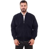gambia outdoors Çelik Örgü Astarlı Fermuarlı Triko Erkek Hırka Battal Boy Baba