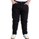 gambia outdoors Erkek Büyük Beden Pantolon Likralı Normal Bel Düz Paça Kot Pantolon Büyük Beden Süper Battal