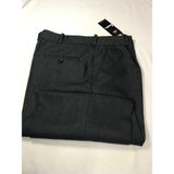 Gambia Outdoor's Erkek Kumaş Pantolon Koyu Gri Siyah Lacivert Ince Yazlık Klasik Kesim Yüksek Bel Baba Pantolonu - Füme - 54