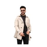 Gambocci Erkek Regular Fit Taş Rengi Trençkot taş rengi XL