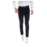 Gambocci Erkek Siyah Slim Fit Casual Esnek Kumaş Pantolon siyah 33