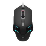 Gamdias Aura GS4 Çok Renkli Aydınlatma USB Kablolu 6 Tuşlu 3.600 DPI Siyah Gaming Mouse