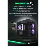 Game Garaj Prime R15 Amd R5 7500F 16GB RX9060XT 32GB Ram 1tb SSD Freedos Oyuncu Oem Paket - Siyah - Monitör Yok