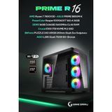 Game Garaj Prime R16 Amd R7 7800X3D 16GB RX9060XT 16GB Ram 1tb SSD 240MM Sıvı Soğt Freedos Oyuncu Oem Paket - Siyah - Monitör Yok