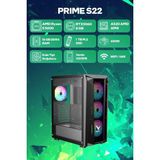 Game Garaj Prime S22 Amd Ryzen 5 5600 16GB RAM 1TB SSD RTX5060 Freedos Oyuncu OEM Paket - Siyah