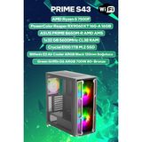 Game Garaj Prime S43 Amd Ryzen 5 7500F 32GB Ram 1tb SSD RX9060XT 16GB Freedos Oyuncu Oem Paket - Siyah - Monitör Yok