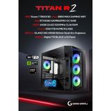 Game Garaj Titan R2 Amd R7 7800X3D RTX5080 64GB Ram 1tb SSD 360MM Sıvı Soğt Freedos Oyuncu Oem Paket - Siyah - Monitör Yok