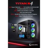 Game Garaj Titan R4 Amd R7 9800X3D RTX5080 64GB Ram 1tb SSD 360MM Sıvı Soğt Freedos Oyuncu Oem Paket - Siyah - Monitör Yok