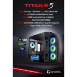 Game Garaj Titan R5 Intel U7 270K Plus RTX5080 32GB Ram 1tb SSD 360MM Sıvı Soğt Freedos Oyuncu Oem Paket - Siyah - Monitör Yok
