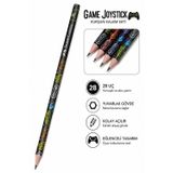 Game Joystick Kurşun Kalem 1 Adet Faber Castell Yuvarlak Gövdeli Siyah Kurşun Kalem Yumuşak Yazım Kolay Tutuş Kaliteli