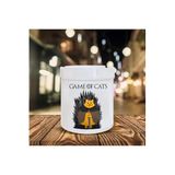 Game Of Cats Baskılı Seramik Küllük