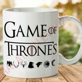 Game Of Thrones Beyaz Tasarımlı Seramik Kupa Bardak