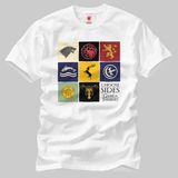 Game Of Thrones Choose Sides Erkek Tişört - Beyaz