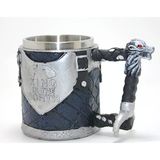 Game Of Thrones King In The North 3D Kabartmalı Çelik Kupa Bardak