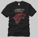 Game Of Thrones: North Remember Erkek Tişört - Siyah