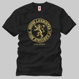 Game Of Thrones: Old House Lannister Erkek Tişört - XL - Siyah