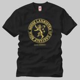 Game Of Thrones: Old House Lannister Erkek Tişört - XXL - Siyah
