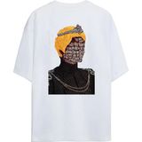 Game Of Thrones Özel Seri Tasarım Baskılı Premium Pamuklu Unisex Tişört - Beyaz