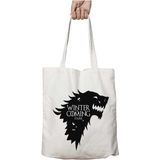 Game Of Thrones Star Winter Coming Kalıcı Yıkanabilir Okul Plaj Omuz Bez Çanta