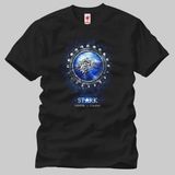 Game Of Thrones: Stark Blue Erkek Tişört - XS - Siyah